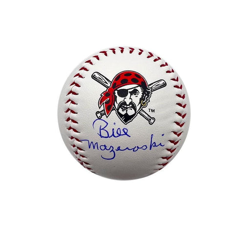 Bill Mazeroski Autographed Pittsburgh Pirates Logo Baseball