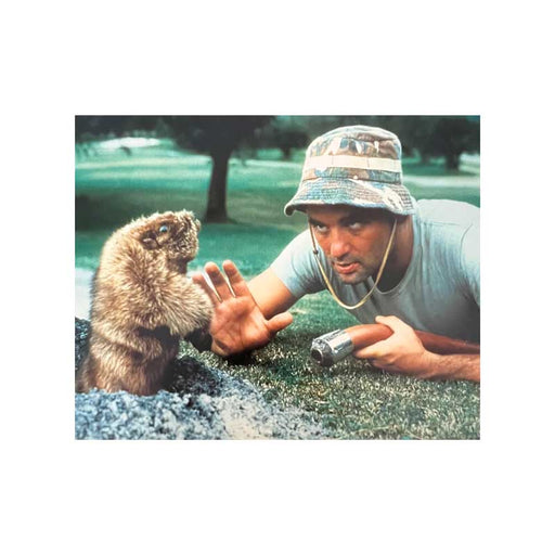 Bill Murray "Carl Spackler" Talking with Gopher Unsigned 16x20 Photo