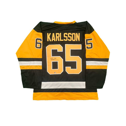 Erik Karlsson Signed Custom Black Hockey Jersey