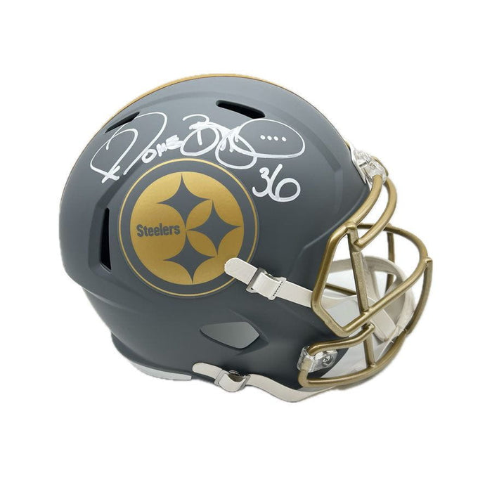 Jerome Bettis Autographed Pittsburgh Steelers Full Size SLATE Replica Helmet