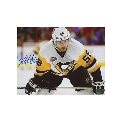 Kris Letang Signed Hands on Knees (Close) 8x10 Photo
