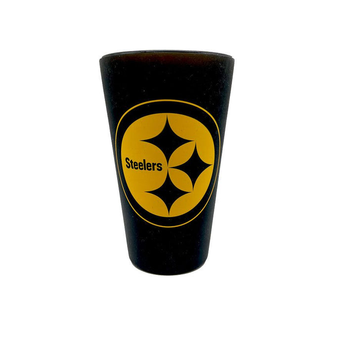 Steelers 16 oz. Silicone Unbreakable Black Pint Glass