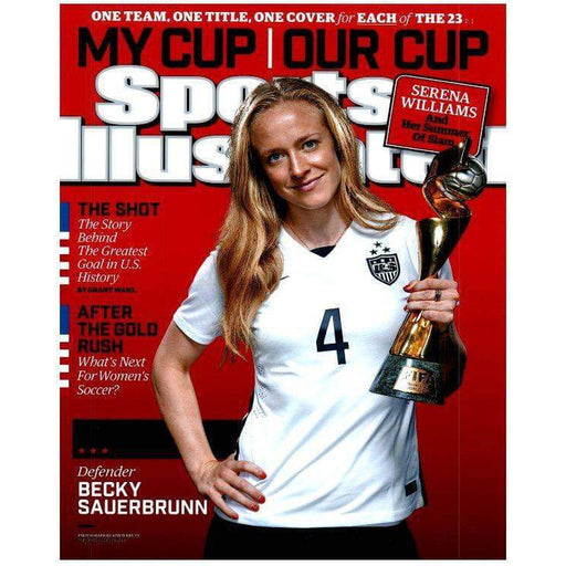 Becky Sauerbrunn Unsigned Sports Illustrated Cover 8x10 Photo (2015)