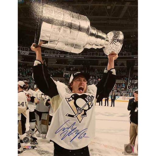 Carl Hagelin Signed with 2016 Cup Autographed 16x20 Photo