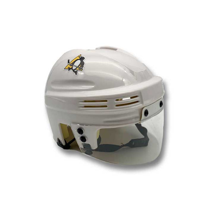 Casey DeSmith Signed Pittsburgh Penguins Official White Mini Helmet