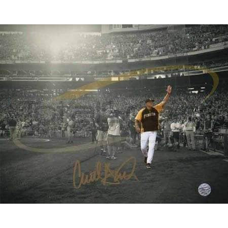 Clint Hurdle Signed Waving To The Crowd Custom 8X10 Photo