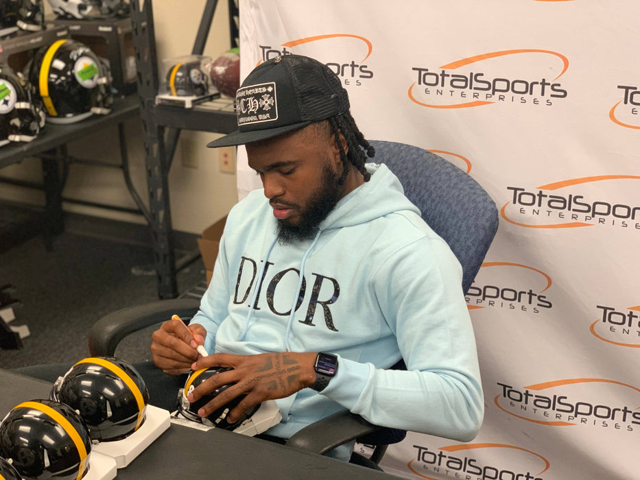 Diontae Johnson Autographed Pittsburgh Steelers Mini Speed Helmet