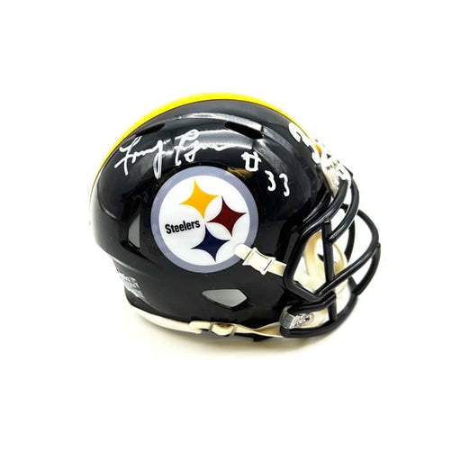 Frenchy Fuqua Signed Pittsburgh Steelers Black Speed Mini Helmet