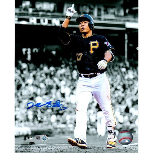 Jung-ho Kang Autographed Spotlight Pointing Vertical 8x10