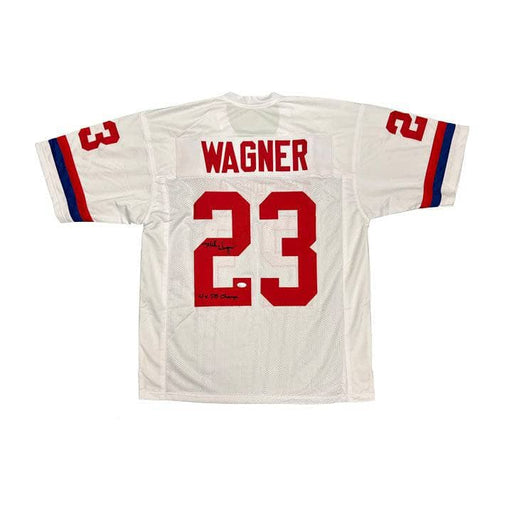 Mike Wagner Autographed Custom Pro Bowl Football Jersey with 4X SB Champs