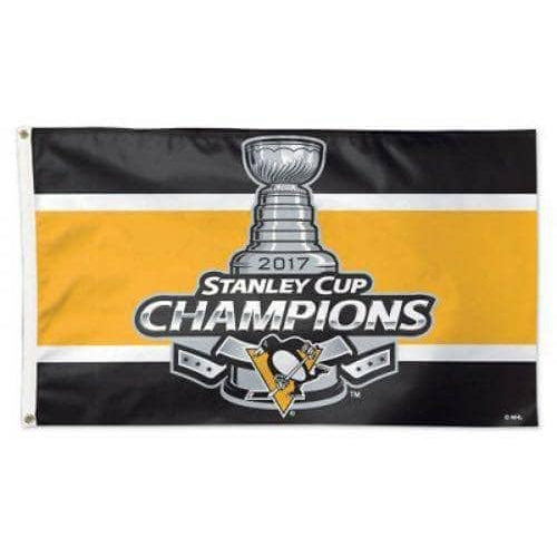 Pittsburgh Penguins 2017 Stanley Cup Deluxe 3x5 Flag