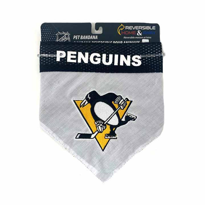 Pittsburgh Penguins Reversible Pet Bandana L/XL