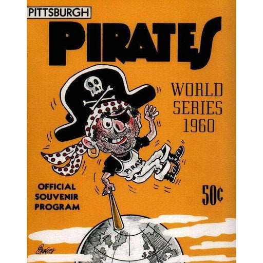 Pittsburgh Pirates 1960 World Series Program Front Cover Unsigned 16x20 Photo