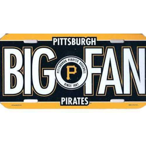 Pittsburgh Pirates Big Fan License Plate