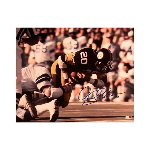Rocky Bleier Signed Breaking Tackle 16x20 Photo