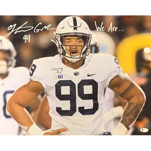 Yetur Gross-Matos Signed Hands on Hips 16x20 Photo with We Are....