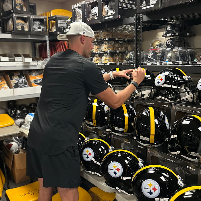 Chris Boswell Signed Pittsburgh Steelers Full Size Speed Replica Helmet
