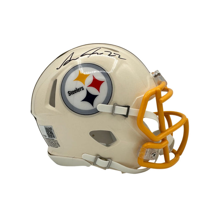 Asante Samuel Jr Signed Pittsburgh Steelers Retro Mini Helmet