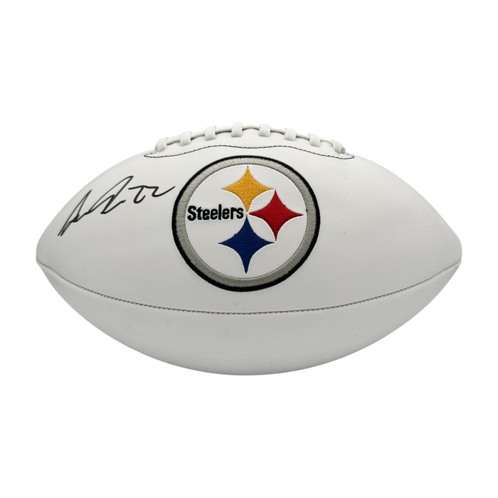 Asante Samuel Jr Signed Pittsburgh Steelers White Logo Football