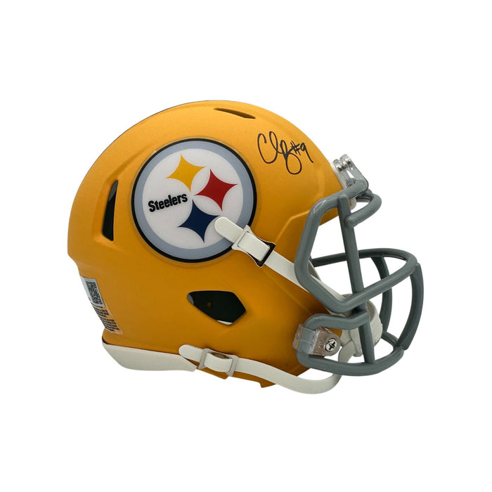 Chris Boswell Signed Pittsburgh Steelers 1933 Throwback Speed Mini Helmet