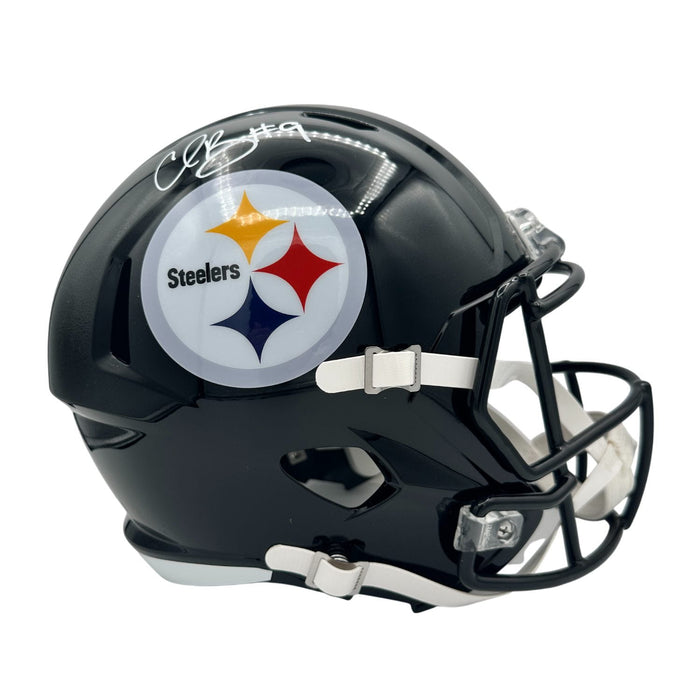 Chris Boswell Signed Pittsburgh Steelers Full Size Speed Replica Helmet