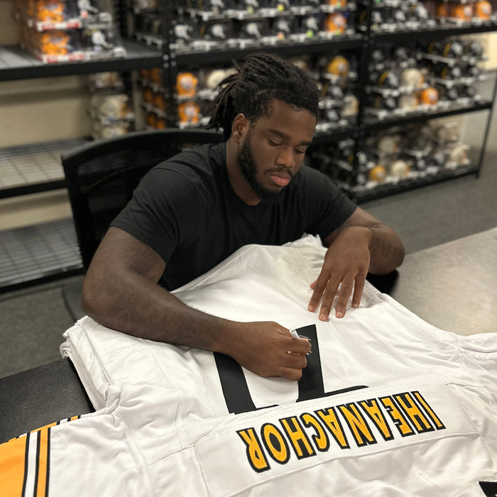 Max Iheanachor Signed Custom White Football Jersey