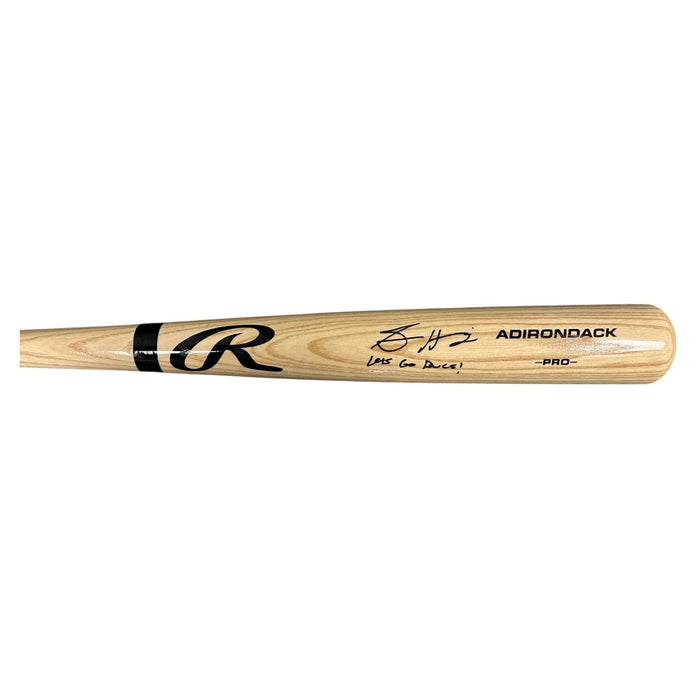 Spencer Horwitz Signed Ash Rawlings Baseball Bat with "Let's Go Bucs!"
