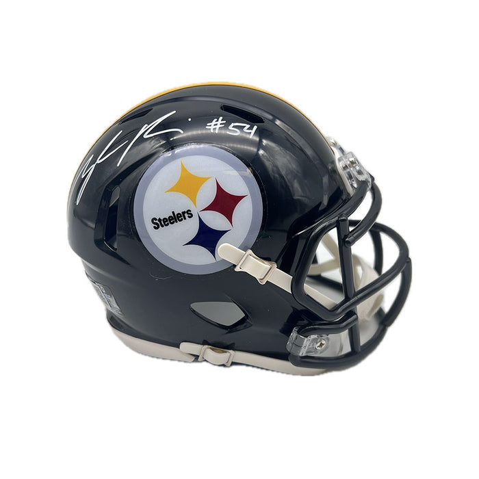 Zach Frazier Signed Pittsburgh Steelers Black Mini Helmet
