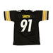 Aaron Smith Signed Custom Black Football Jersey