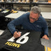 Aaron Smith Signed Custom Black Football Jersey