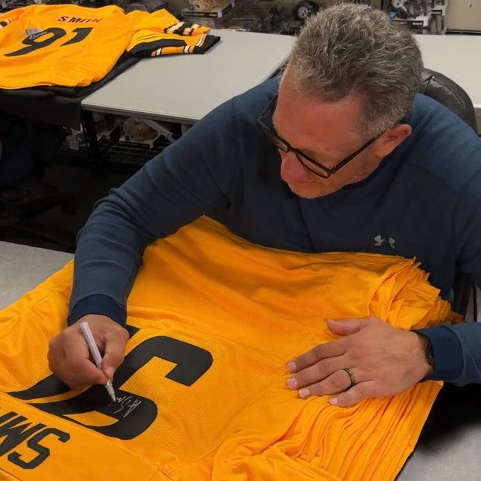 Aaron Smith Signed Custom Gotham Rogues Football Jersey