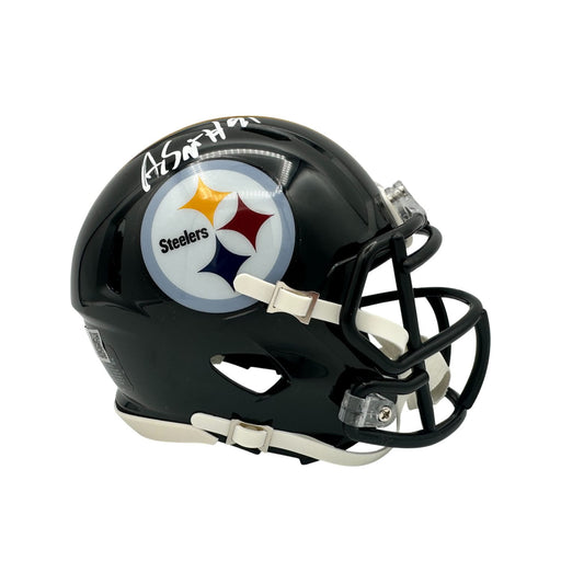 Aaron Smith Signed Pittsburgh Steelers Speed Mini Helmet