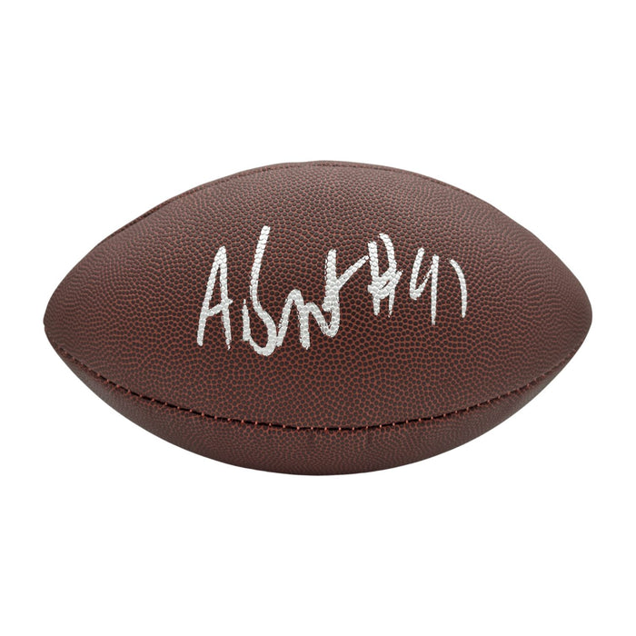 Aaron Smith Signed Wilson Replica NFL Football