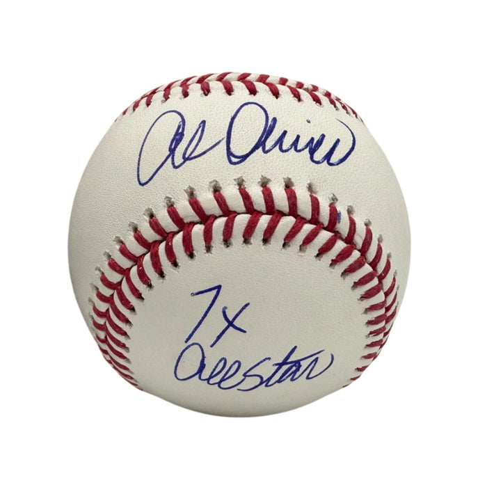 Al Oliver Signed Official MLB Baseball with "7X All Star"