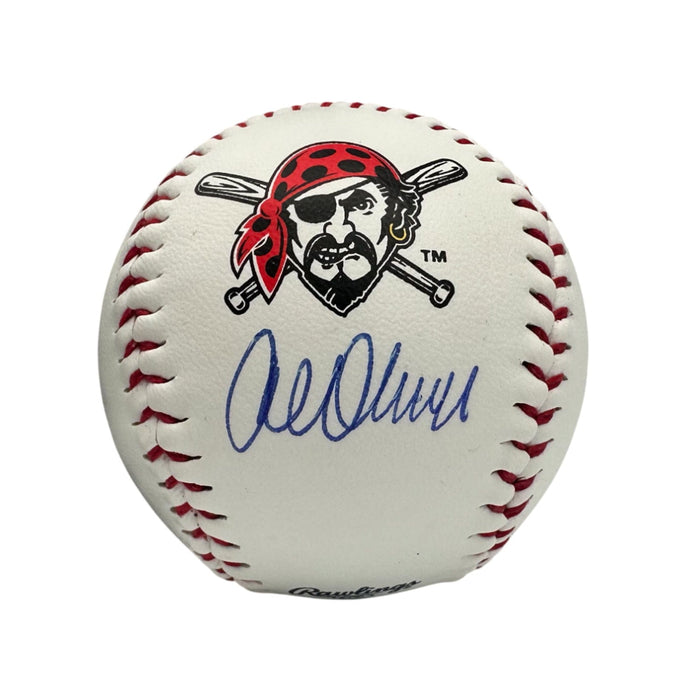 Al Oliver Signed Official Pittsburgh Pirates Logo Baseball