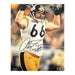 Alan Faneca Signed Arms Up SB XL 8X10 Photo