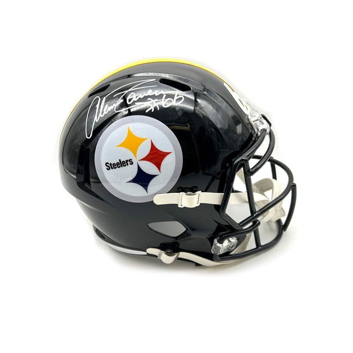 Alan Faneca Signed Pittsburgh Steelers Full Size Replica SB XL Speed Helmet