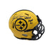 Alan Faneca Signed Pittsburgh Steelers RAVE Mini Helmet with HOF 21