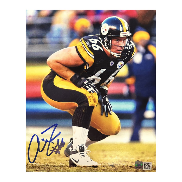 Alan Faneca Signed Ready in Black 8X10 Photo