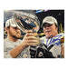 Alan Faneca Signed SB XL Celebration with Ben Roethlisberger 8X10 Photo