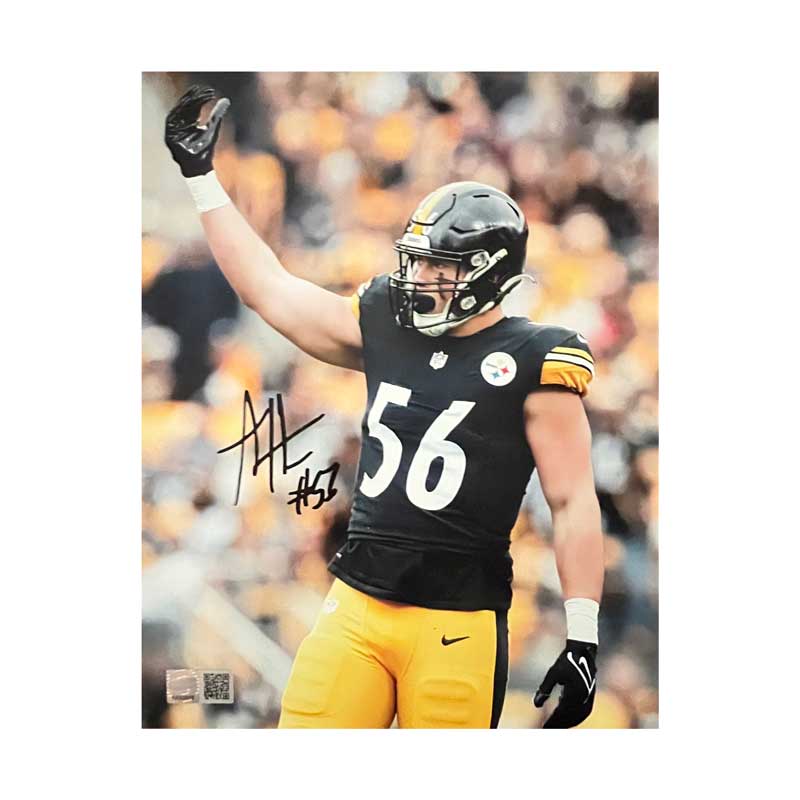 Alex Highsmith Signed on Football 8x10 Photo