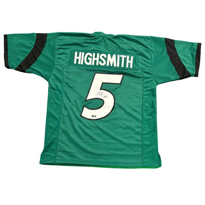 Alex Highsmith Signed Custom College Jersey