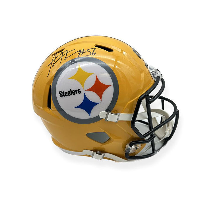 Alex Highsmith Signed Pittsburgh Steelers 75th Anniversary Full Size Replica Speed Helmet