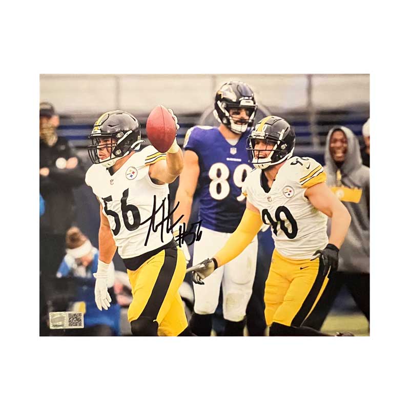 TJ Watt Signed Autographed 8x10 Photo Pittsburgh Steelers NFL