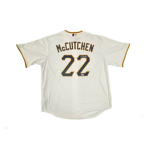 Andrew McCutchen Autographed Authentic Nike Replica White Baseball Jersey