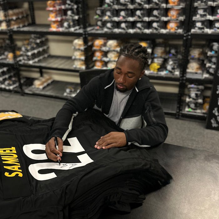 Asante Samuel Jr Signed Custom Black Football Jersey