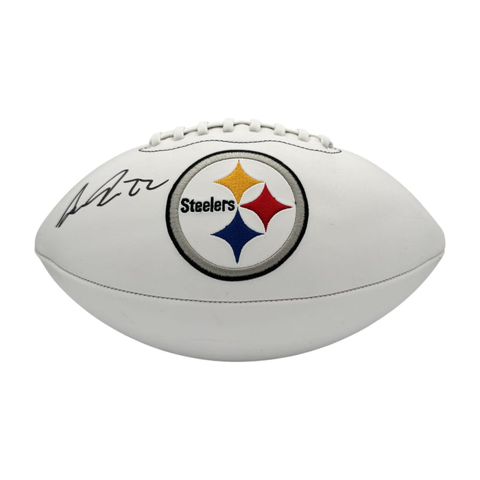Asante Samuel Jr Signed Pittsburgh Steelers White Logo Football