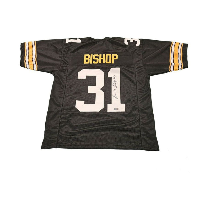 Beanie Bishop Jr. Signed Custom Black Football Jersey (Block #'s)