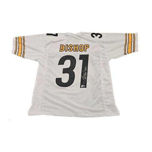 Beanie Bishop Jr. Signed Custom White Football Jersey