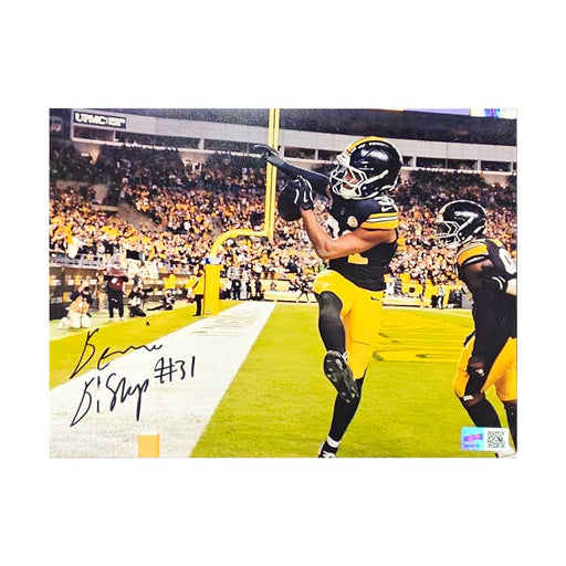 Beanie Bishop Jr. Signed Leg Up Celebration 8x10 Photo